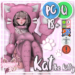 「Kat」PC,QUEST, VRCFT
