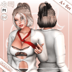 WC104. "A+ Set" w/ Hair [VRChat Asset]