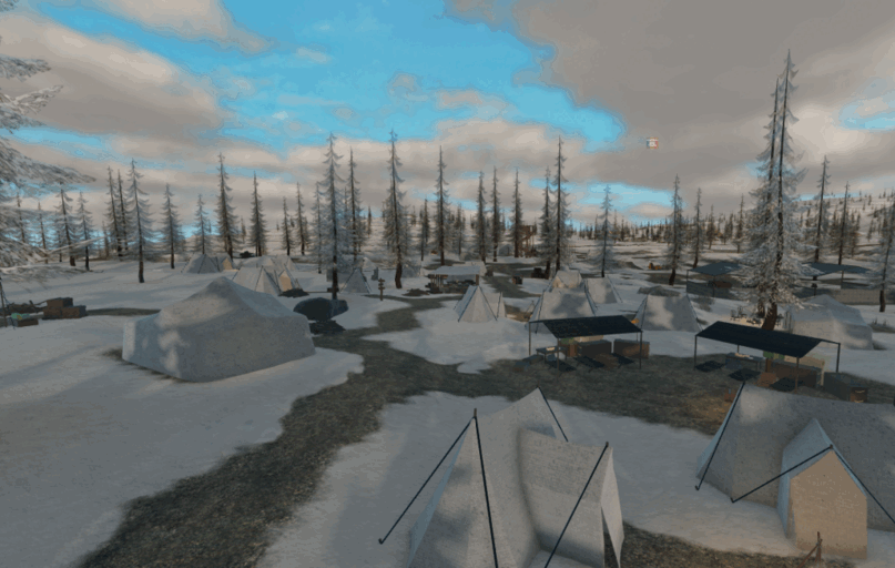 Roblox Caucasus Front winter map