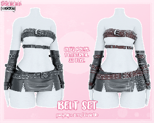Belt Set [E-GIRL, EMI & ANIME BASE]