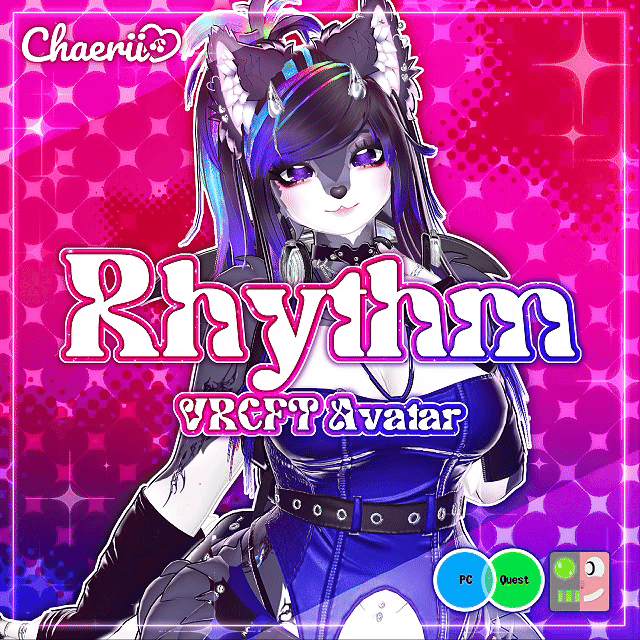 Rhythm by Chaerii 💗 VRCFT | PC & QUEST | Furry Avatar