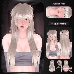 "Ayaka's Braided Half-Up" — Hair for VRChat