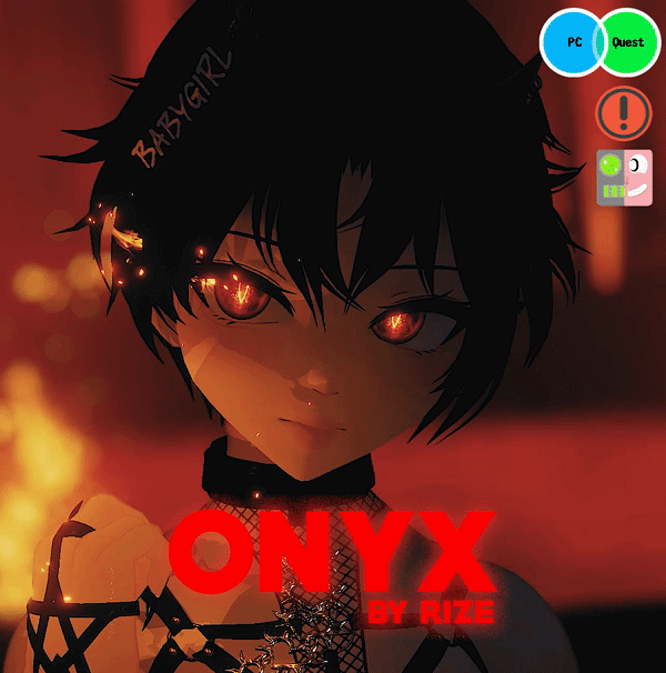 Onyx Femboy (PC | Quest | Facetracking)