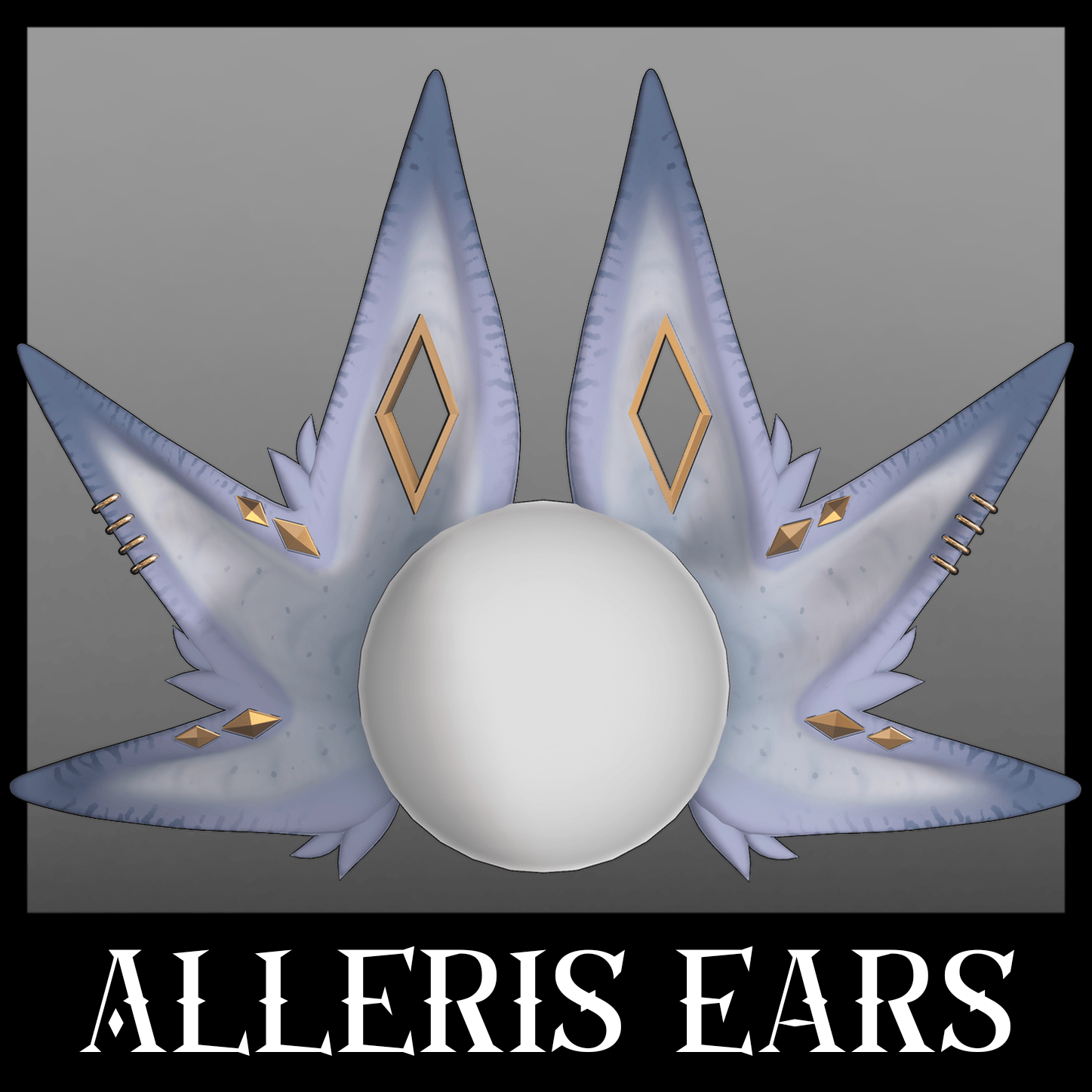Alleris Ears - VRChat Unique Furry Ears