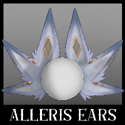 Alleris Ears - VRChat Unique Furry Ears