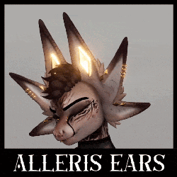 Alleris Ears - VRChat Unique Furry Ears