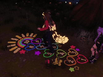 Rainbow Hop Scotch | PC/Quest | World Drop