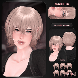 "Yamiko's Bang Pack" — Hair for VRChat