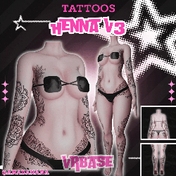 ✒️ Henna V3 Tatts | Multi-Base Compatible