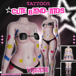 🩹 Cute Band-Aids Tatts | Multi-Base Compatible