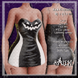 Jack-O-Leather | Halloween Dress | Egirl, Marilynn, Re:Idol