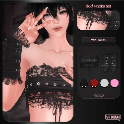 "Bad Habits" Top & Gloves — Clothing for VRChat