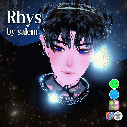 Rhys | VRChat Avatar | VRCFT, PC, Quest | Fairy