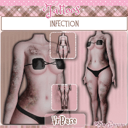 🧟 Infection Tatts | Multi-Base Compatible