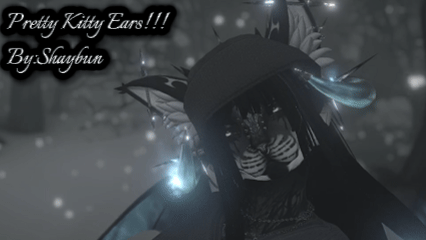 Pretty Kitty Set (Vrchat Ears and Tail)