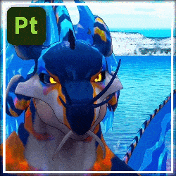 Substance Painter Files for the Nepterran (VRChat Furry Avatar)