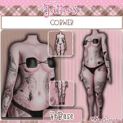 🕸️ Cobweb Tatts | Multi-Base Compatible