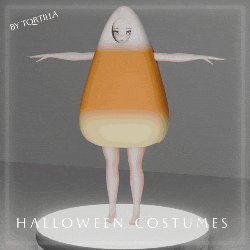 Free Halloween Costumes ~ Ghost + Candy Corn