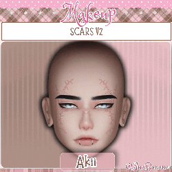 🐱 Scars V2 Makeup | Male Multi-Head Compatible