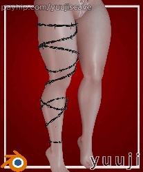 | Barbwire Leg Chain | YS .034