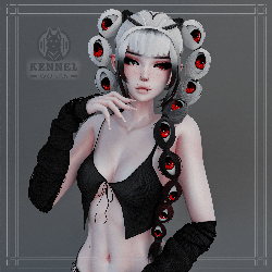 IRIS HAIR || RIGGED || 40 EYE MATS