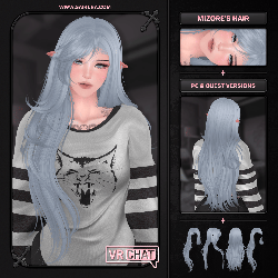 "Mizore" — Hair for VRChat