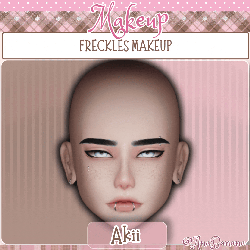 😊 Freckles Makeup | Male Multi-Head Compatible