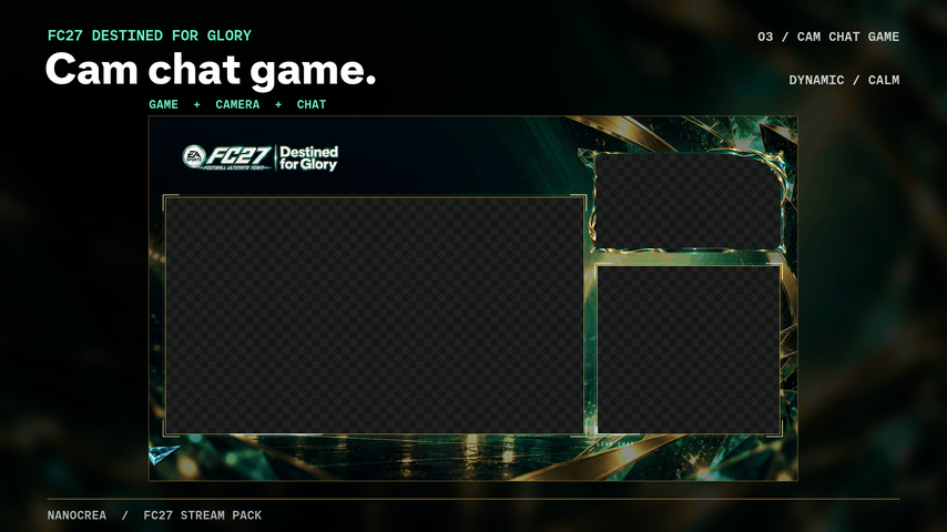 Cam Chat Game layout