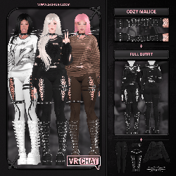 "Cozy Malice" β Full Outfit for VRChat
