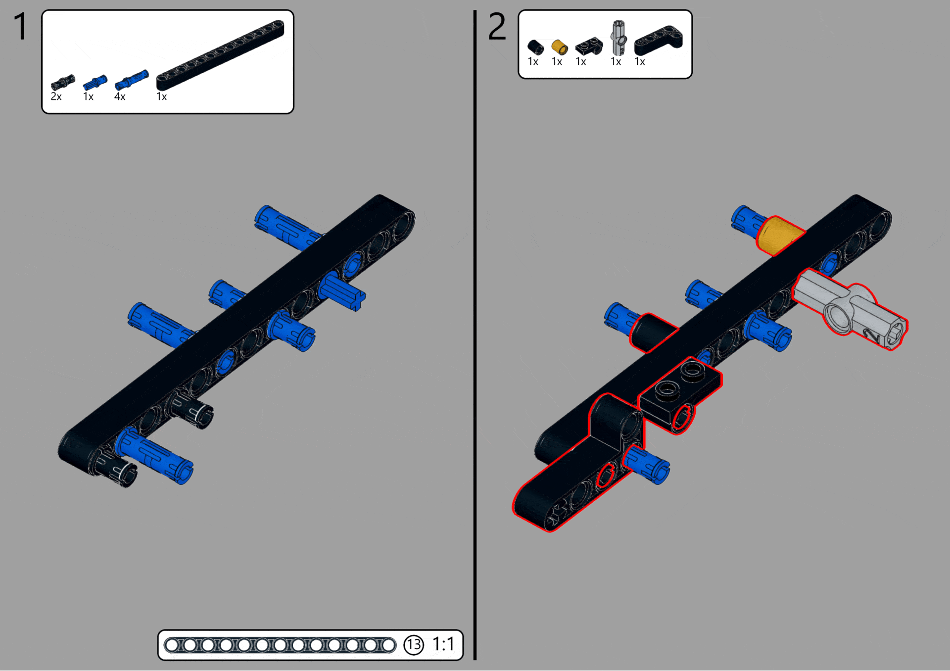building instructions sample