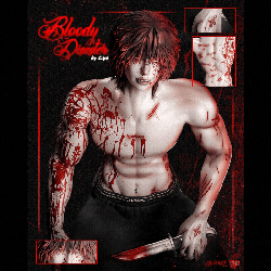 Bloody Disaster Body Texture For Dolly & Egirl Base