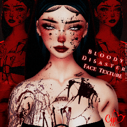 Bloody Disaster Face Texture Akii, Honeylabs Etc