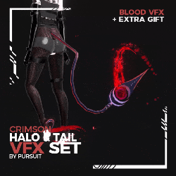 Crimson Halo & Tail with VFX + Gift Set [Personal license] (2$ Discount Code in Server)