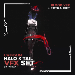 Crimson Halo & Tail with VFX + Gift Set [Commercial License] (2$ Discount Code in Server)