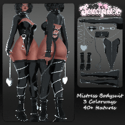 Mistress Latex Bodysuit Set