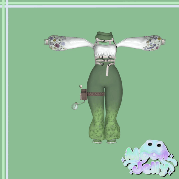 Full outfit physbones preview