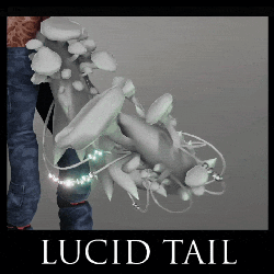 Lucid Tail - VRChat Fluffy Mushroom Tail