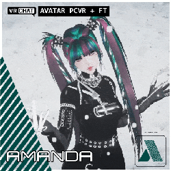 Amanda · VRChat Avatar (PCVR, FT) [18+ ONLY]