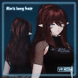 Rin's long hair