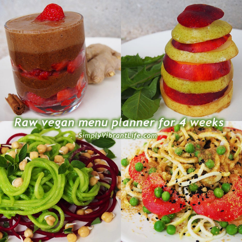 Raw Vegan Diet Plan For Spring Payhip 